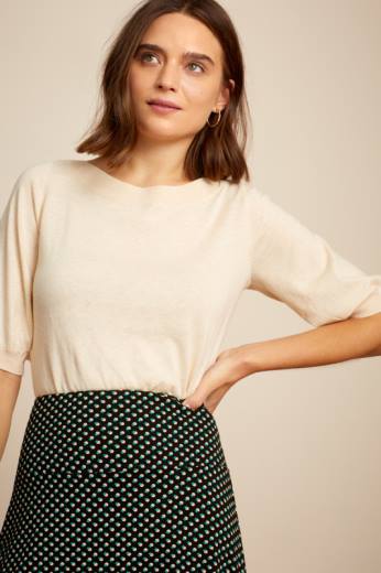 נשים King Louieלבוש HBFR104 קיסוס פעמון קוקון bci קרם