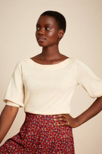 נשים King Louieלבוש HBFR104 קיסוס פעמון קוקון bci קרם