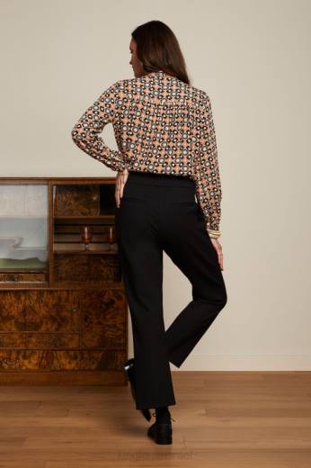 נשים King Louieלבוש HBFR116 חולצת אורלן אוזי מרציפן