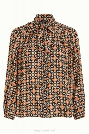 נשים King Louieלבוש HBFR116 חולצת אורלן אוזי מרציפן