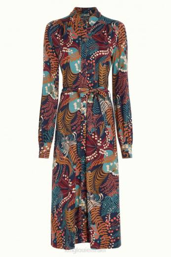 נשים King Louieלבוש HBFR11 שמלת maisie nightingale כְּחוֹל