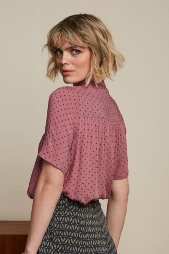 נשים King Louieלבוש HBFR121 חולצת אורלן לה בל מסה ורוד