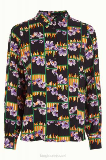 נשים King Louieלבוש HBFR123 מורד חולצת maisie שָׁחוֹר