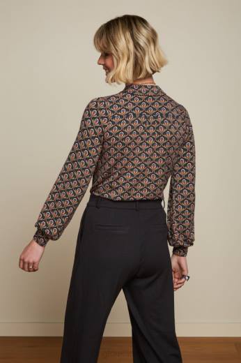 נשים King Louieלבוש HBFR128 יובל חולצת maisie ירוק שפירית