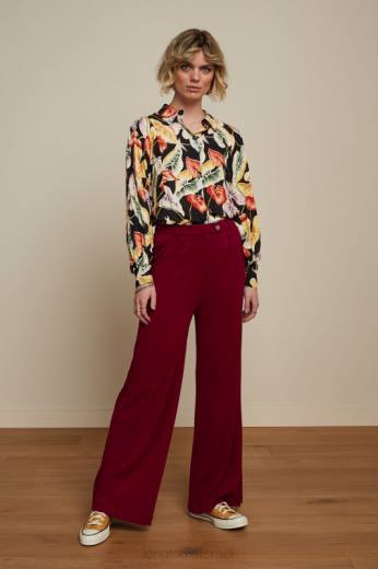 נשים King Louieלבוש HBFR129 מריסה חולצה מרמורה שָׁחוֹר