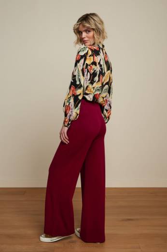 נשים King Louieלבוש HBFR129 מריסה חולצה מרמורה שָׁחוֹר