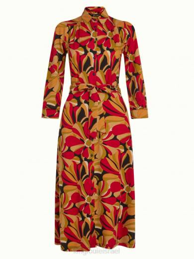 נשים King Louieלבוש HBFR12 שמלת קארינה מעריצה שָׁחוֹר