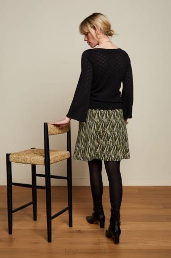 נשים King Louieלבוש HBFR150 ניצחון חצאית גבול כְּחוֹל