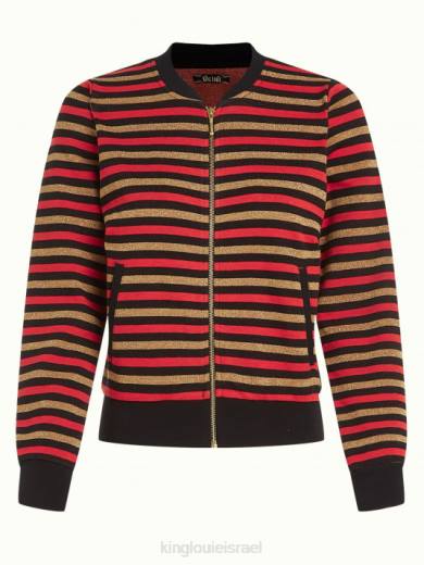 נשים King Louieלבוש HBFR174 ז'קט בסי שפריץ כתום חריף