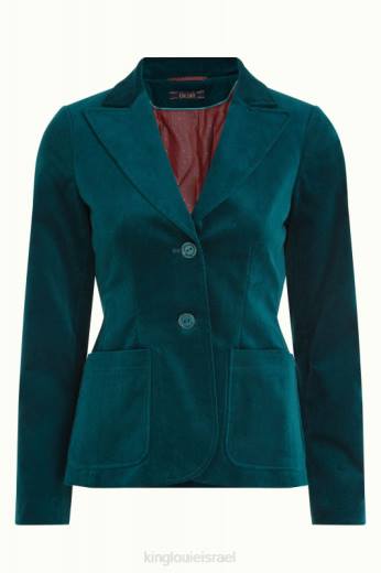 נשים King Louieלבוש HBFR175 ביבי בלייזר אוני פארגו ירוק שפירית