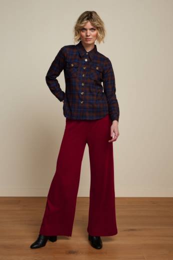 נשים King Louieלבוש HBFR179 מעיל פנדורה ג'ניס כְּחוֹל