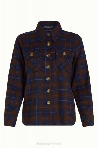 נשים King Louieלבוש HBFR179 מעיל פנדורה ג'ניס כְּחוֹל