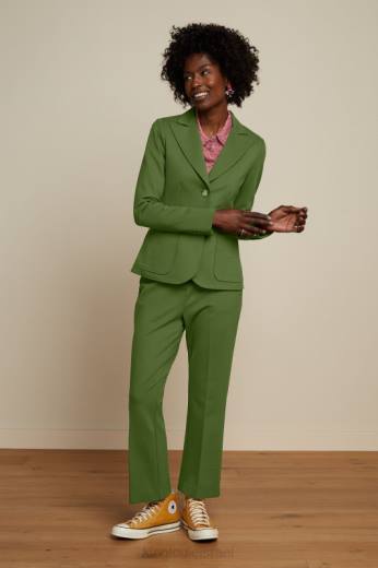 נשים King Louieלבוש HBFR180 ביבי בלייזר אוני רודיאו ירוק זית