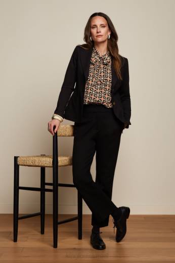 נשים King Louieלבוש HBFR181 ביבי בלייזר אוני רודיאו שָׁחוֹר