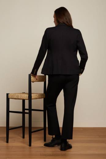 נשים King Louieלבוש HBFR181 ביבי בלייזר אוני רודיאו שָׁחוֹר