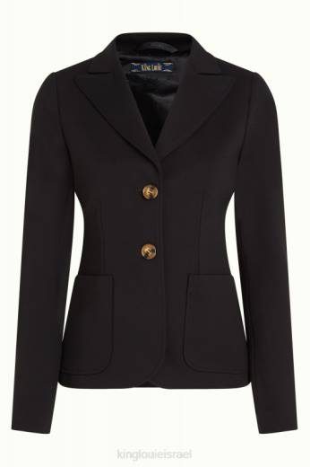 נשים King Louieלבוש HBFR181 ביבי בלייזר אוני רודיאו שָׁחוֹר