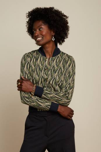 נשים King Louieלבוש HBFR184 ז'קט קליאו ניצחון כְּחוֹל