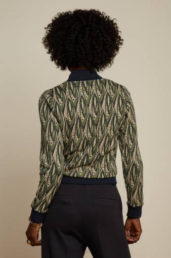 נשים King Louieלבוש HBFR184 ז'קט קליאו ניצחון כְּחוֹל