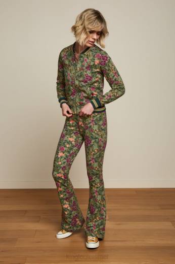 נשים King Louieלבוש HBFR185 ז'קט bessie bellevue ירוק זית