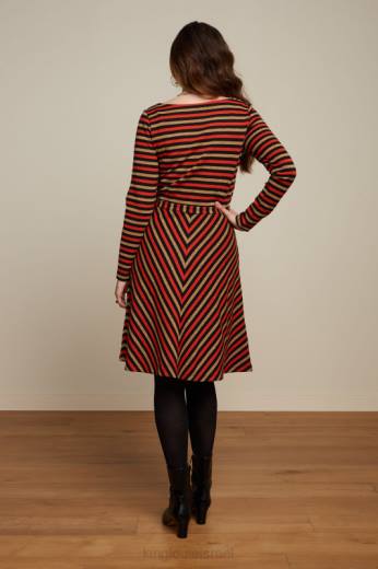 נשים King Louieלבוש HBFR24 bety dress spritz כתום חריף