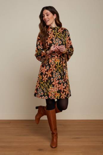 נשים King Louieלבוש HBFR25 שמלת הלואיז טוניקה מורגנה שָׁחוֹר