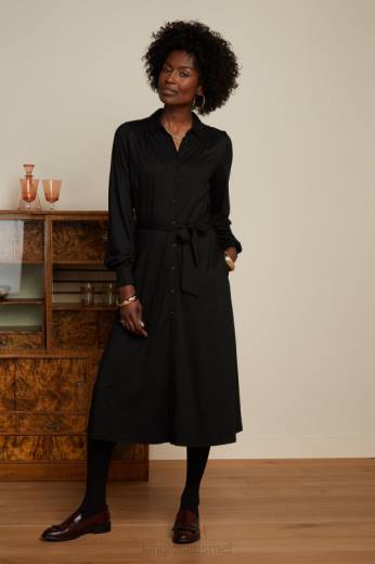 נשים King Louieלבוש HBFR3 שמלת maisie ecovero קלאסית שָׁחוֹר