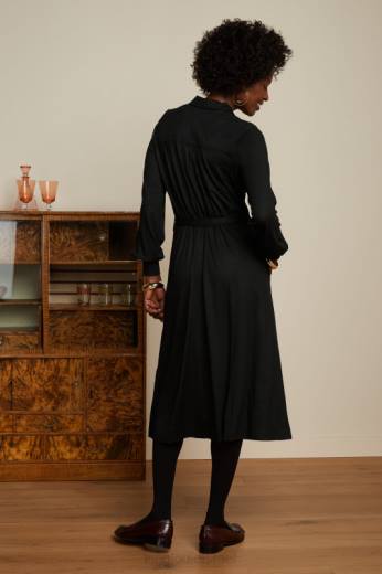 נשים King Louieלבוש HBFR3 שמלת maisie ecovero קלאסית שָׁחוֹר