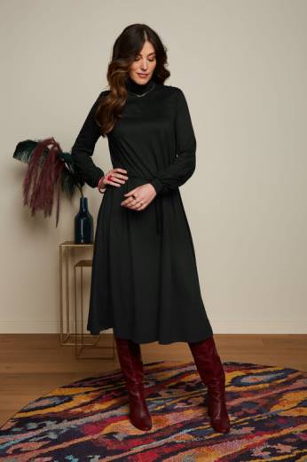 נשים King Louieלבוש HBFR4 שמלת ויויאנה אקברו קלאסית שָׁחוֹר