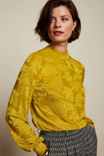 נשים King Louieלבוש HBFR42 פופ-אפ של phoebe top צהוב קארי