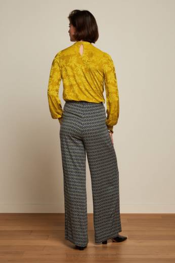 נשים King Louieלבוש HBFR42 פופ-אפ של phoebe top צהוב קארי