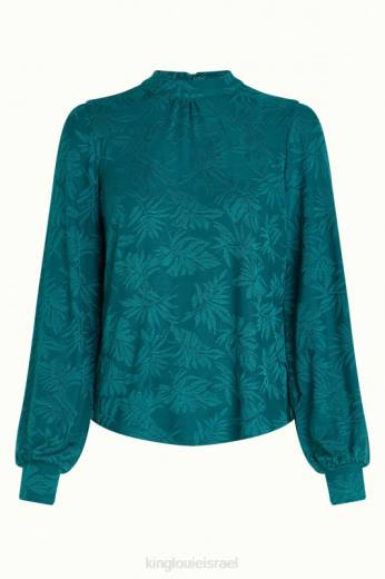 נשים King Louieלבוש HBFR43 פופ-אפ של phoebe top ירוק עתיק