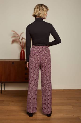 נשים King Louieלבוש HBFR49 צלע יחידה עם צווארון עליון שָׁחוֹר