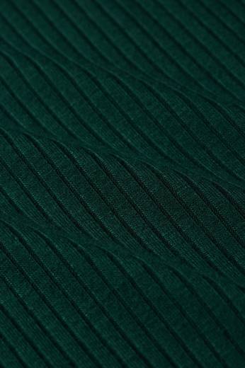 נשים King Louieלבוש HBFR53 carice v top uni rib ירוק אורן