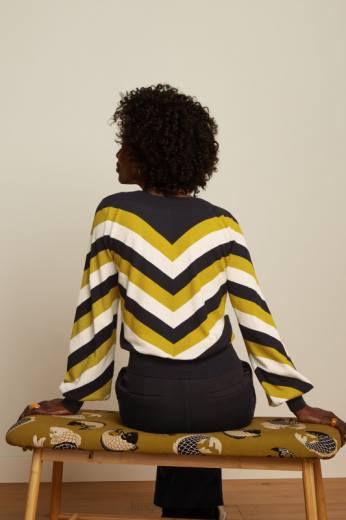 נשים King Louieלבוש HBFR59 ארין פעמון לוץ צהוב קארי