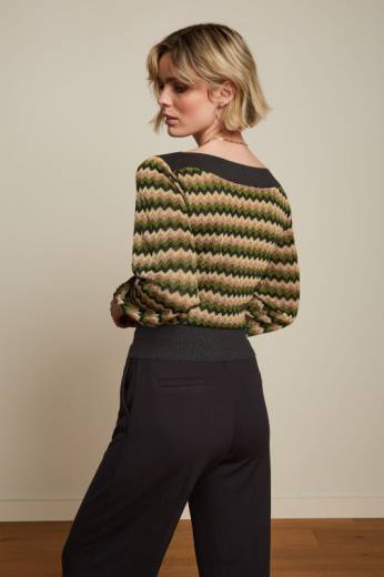 נשים King Louieלבוש HBFR64 ארין טופ ברונו פוזי ירוק