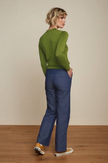 נשים King Louieלבוש HBFR68 פולו מלמלה עליונה לפיס עץ עץ ירוק