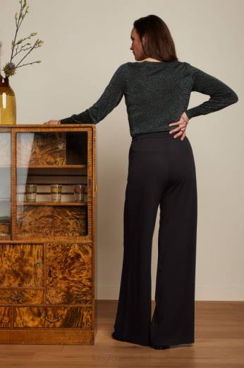 נשים King Louieלבוש HBFR70 לפיס העליון קיסוס שָׁחוֹר