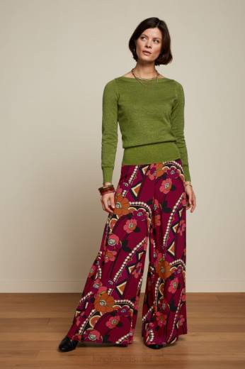 נשים King Louieלבוש HBFR71 לפיס העליון קיסוס עץ עץ ירוק