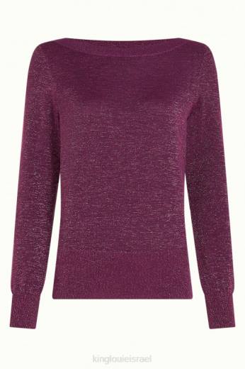 נשים King Louieלבוש HBFR72 לפיס העליון קיסוס סגול כספיה