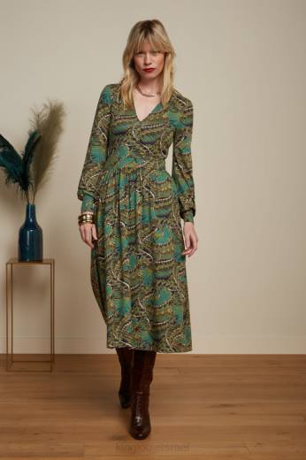 נשים King Louieלבוש HBFR7 שמלת לורטה ונוס כְּחוֹל