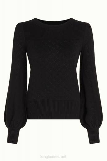 נשים King Louieלבוש HBFR87 בלה בל שרוול עליון לב ajour שָׁחוֹר