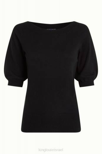 נשים King Louieלבוש HBFR92 גולם עליון קיסוס שָׁחוֹר