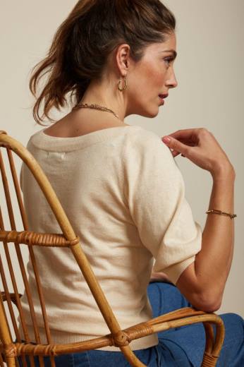 נשים King Louieלבוש HBFR93 גולם עליון קיסוס קרם